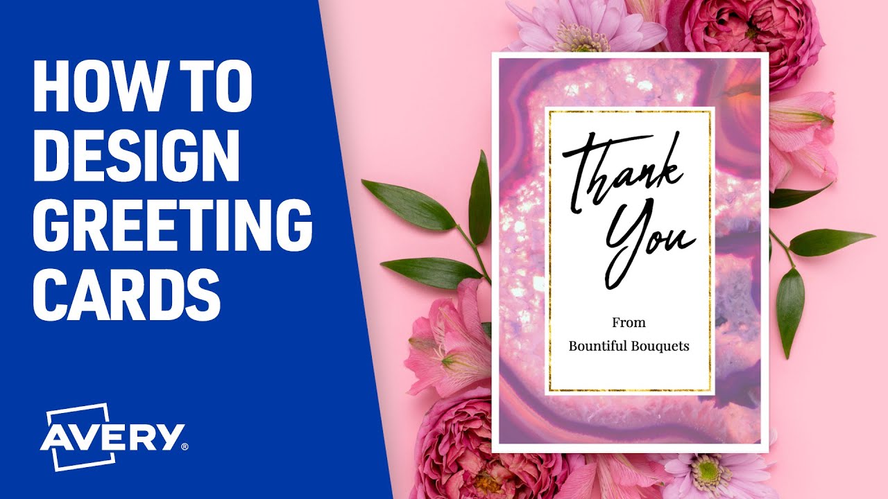 How to Design Greeting Cards with Avery Design and Print