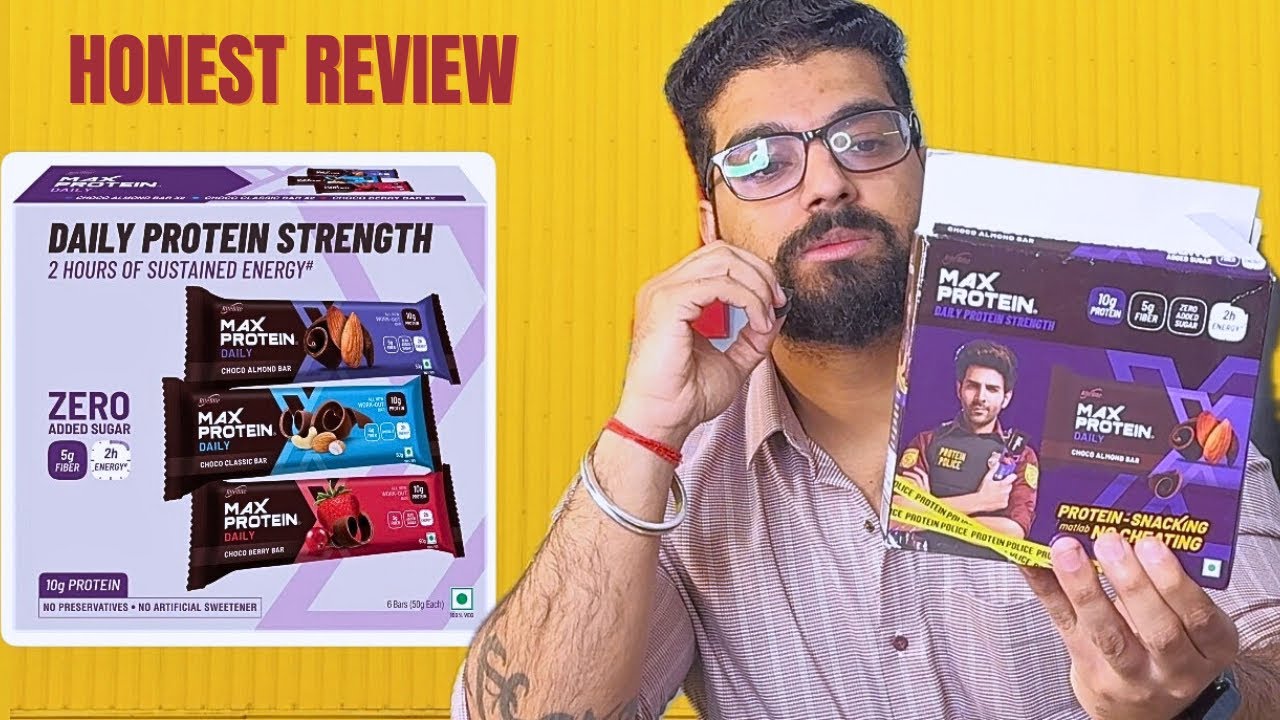 Rite bite max protein bar honest review !!! Must watch !!!