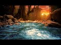🌙 Relaxing Piano Sleep Music 🌊 Calm River Sounds for Study, Meditation and Sleep