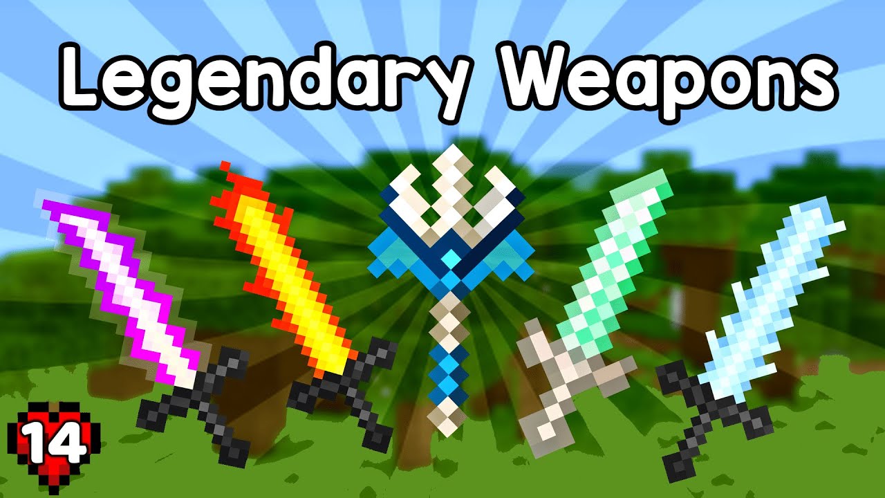 I Got Every Legendary Weapon in Minecraft Hardcore - YouTube