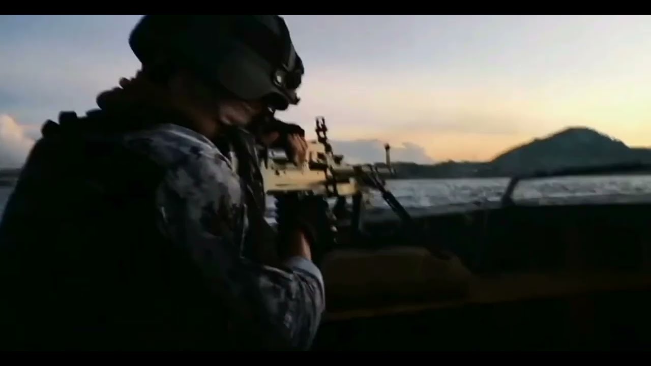 Philippine Coast Guard Special Operation Force in action during Battle of Marawi 2017