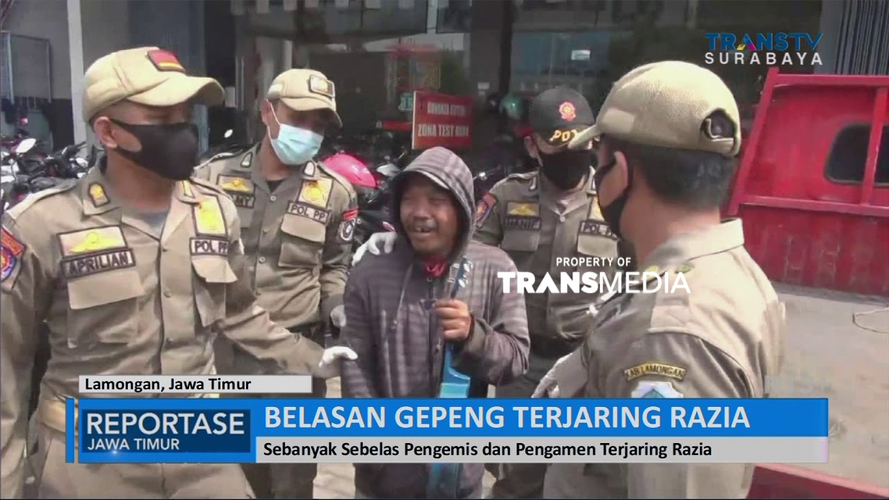 Razia Gepeng Diwarnai Gelandangan yang Mengamuk
