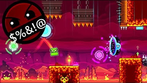 Geometry Dash but if I rage the video ends!