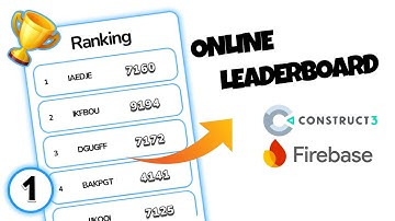 Online leaderboard with Firebase PT 1 - CONSTRUCT 3 TUTORIAL