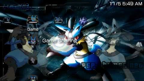 PSP Theme Hot Lucario PSP-Themes.NET