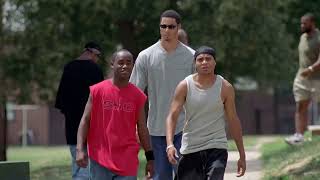 The Wire  Preston "Bodie" Broadus story 37 - Bodie's crew punk fools standing on their real estate.