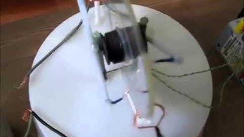 A Wimshurst Machine made of CD