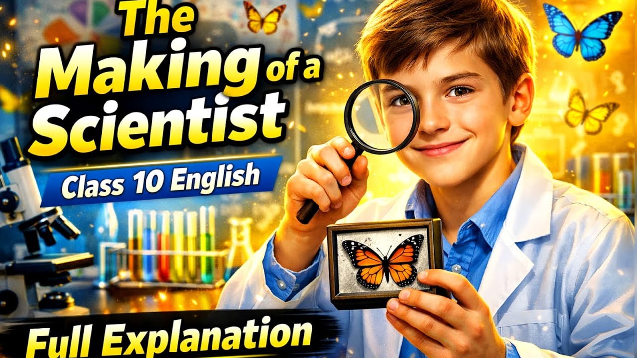 The Making of a Scientist Class 10 English | Full Explanation in Hindi | CBSE 2025–26