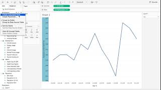 Famous Tableau Tutorial 9: How to Allow a User to Zoom in and out on an Axis Profile