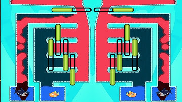 Save the Fish Game || Pull the Pin || All Levels 661-670 fishdom ##60