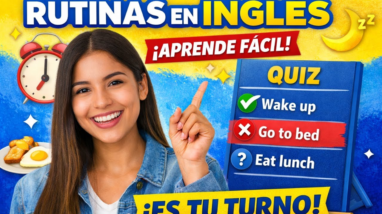 Habla de tu Rutina en Inglés | Aprende Fácil y Rápido-Inglés Sin Miedo