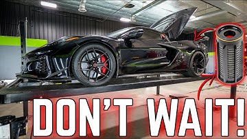 Changing my OIL and TRANSMISSION filter in my C8 Corvette Z06 lead to an UNEXPECTED result!