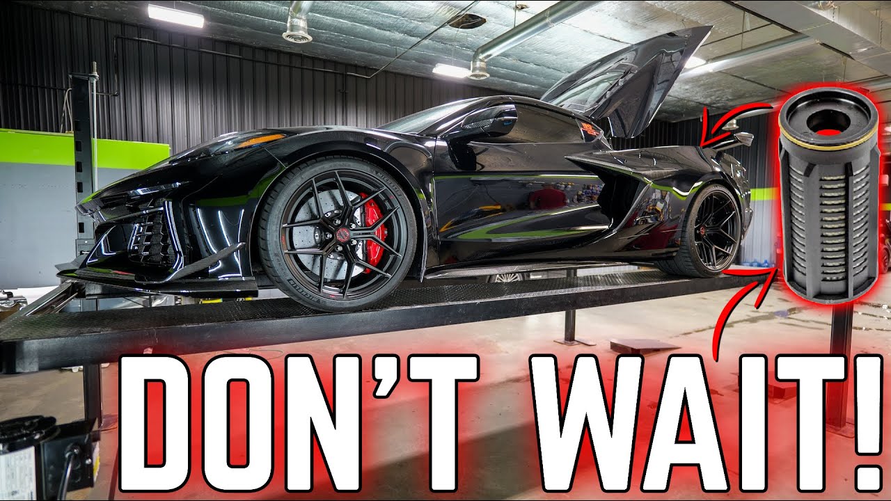 Changing my OIL and TRANSMISSION filter in my C8 Corvette Z06 lead to an UNEXPECTED result!