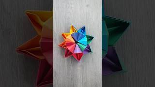 Origami moving paper fidget toy remake no glue with Ski #origami #paper #fidget #toy #diyorigami