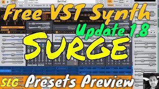 Free VST Synth | Update Surge 1.8 | Presets preview