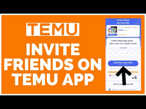 Wie lädt man Freunde auf Temu App 2023 ein?