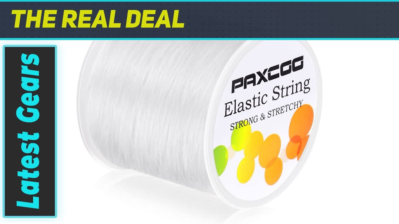 Paxcoo 1mm Elastic Bracelet String Cord: The Ultimate Jewelry Making Essential