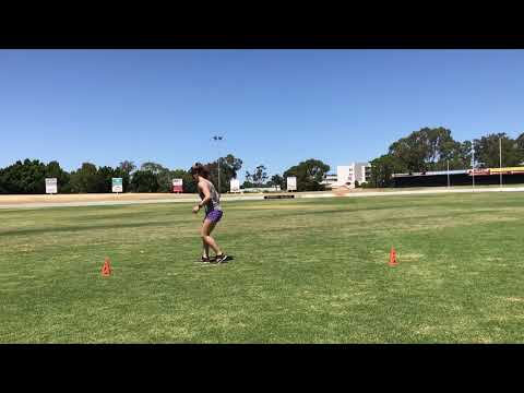Warm up: hamstring sweeps