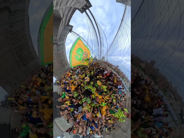 O brasileiro transforma qualquer canto do mundo em arquibancada. 🇧🇷😮‍💨🔥 É outro nível, fi.