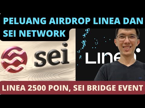 PELUANG AIRDROP LINEA 2500 POIN & SEI NETWORK BRIDGE EVENT | GALXE GITCOIN PASSPORT GUILD PIN