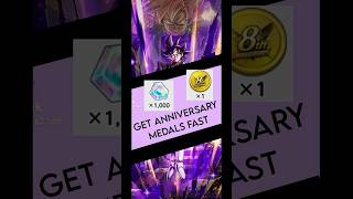 How to get 8th anniversary medals fast in dbl #dragonball #dblegends #dragonballlegends