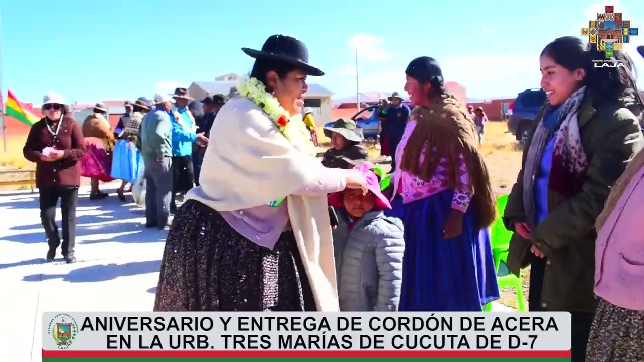 ANIVERSARIO Y ENTREGA DE CORDÓN DE ACERA EN LA URBANIZACIÓN TRES MARÍAS DE CUCUTA