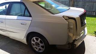 2003 Cadillac CTS Drivers Quarter Sail Panel Part 31 of