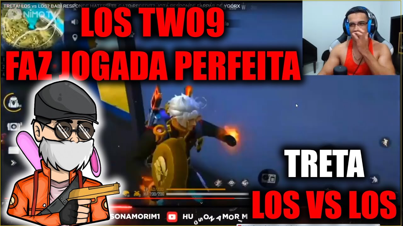 HUDSON AMORIM REAGINDO TRETA LOS VS LOS!? LOS TWO9 FAZ JOGADA PERFEITA