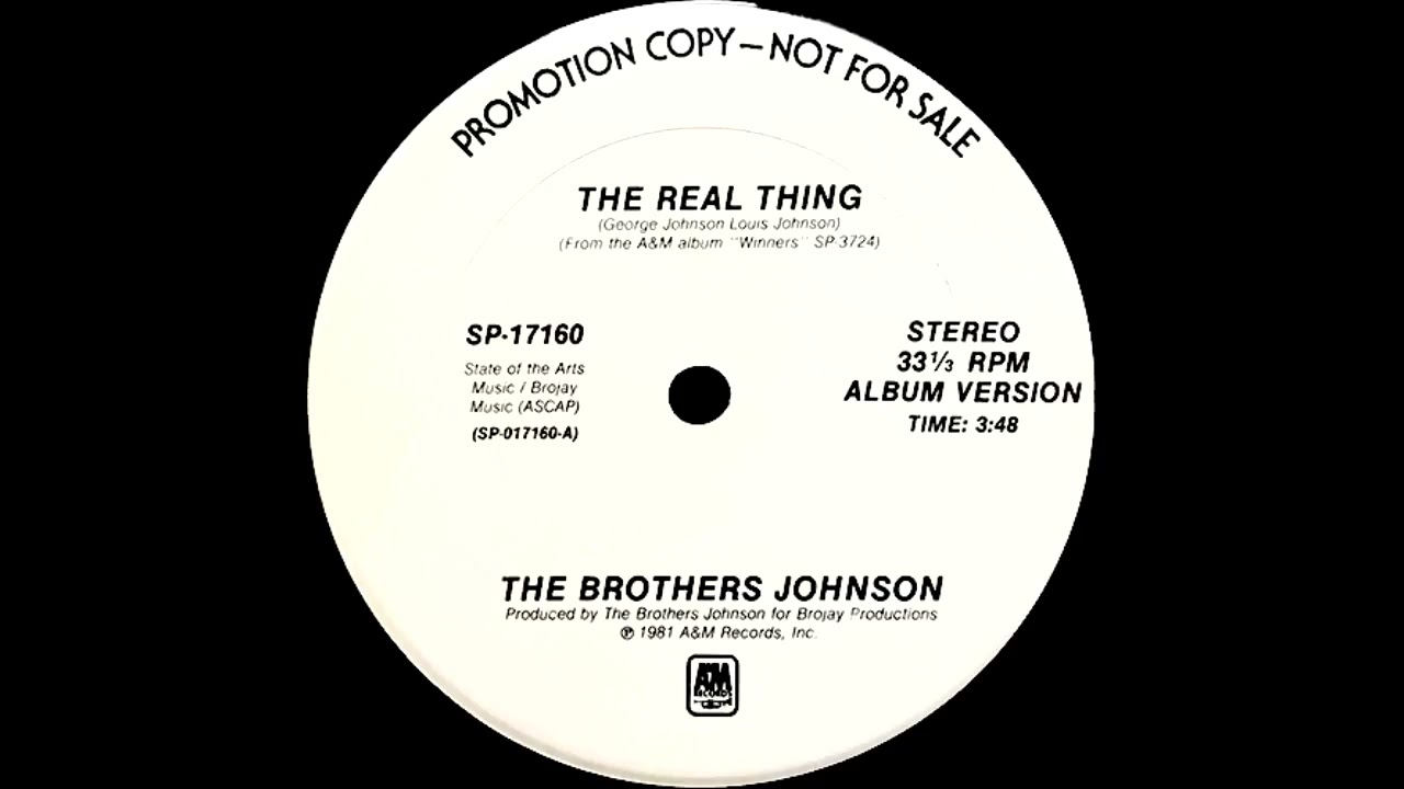 Brothers Johnson The Real Thing (Dj ''S'' Remix) YouTube