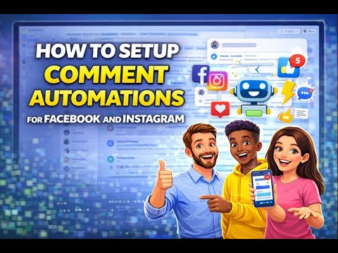 How to Setup Comment Automations for Facebook and Instagram - YouTube