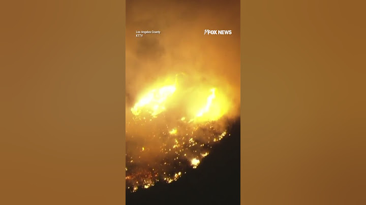 Shocking aerial footage of the California wildfire devastation