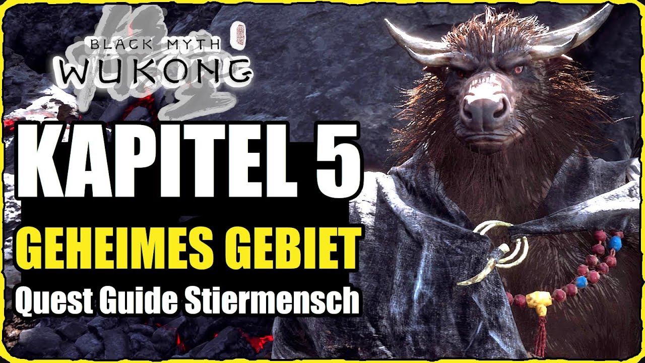 Bishui Höhle Geheimes Gebiet Kapitel 5 Black Myth Wukong Stier Quest Lösung Stiermensch Streitwagen
