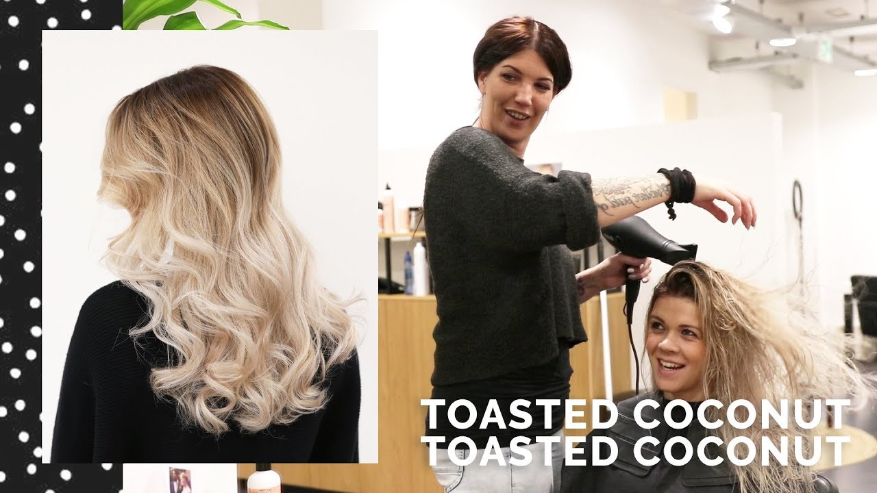 What is toasted coconut hair?