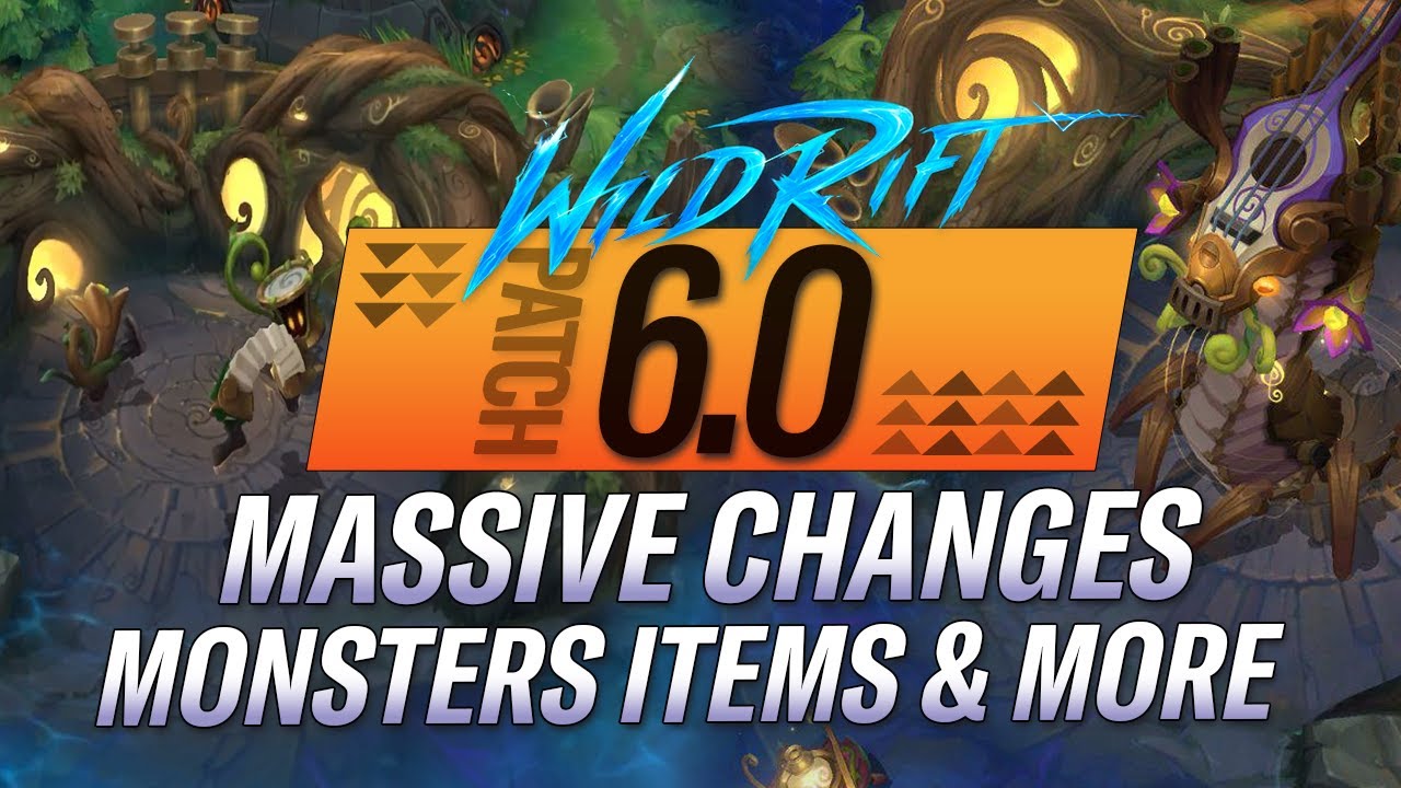 MASSIVE CHANGES! NEW MONSTERS NEW ITEMS NEW CHAMPIONS! WILD RIFT IS ...