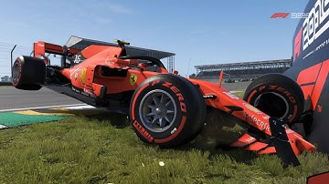 F1 2019 - Crash Compilation #5 (PC HD) [1080p60FPS]