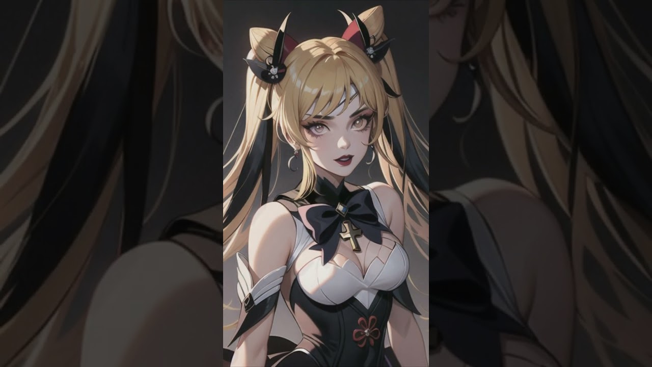 [TG TF] Gothic Tuxedo Mask to Gothic Sailor Moon #aiart #boytogirl #m2f #mtf #tgtf #transformation