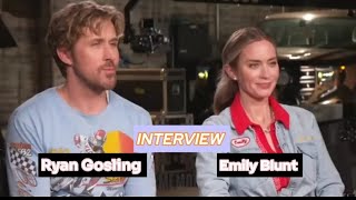 Ryan Gosling Emily Blunt For The Fall Guy Hilarious Interview #thefallguy #ryangosling