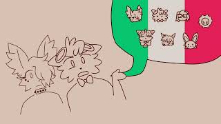 italians should not speak
i just wanted to animate some silly audio from this group . definitely going to do more 💖
{PROGRAMS USED} - clip studio paint and vegas pro 17
{TABLET USED} - gaomon S630
{CHARACTERS USED} - ottie (ottie) shammie (mine) joxen (riley ellis)
ottie uses they/he and riley uses they/them btw
in the italian speech bubble from left to right top to bottom:
shammie (mine) joxen (riley ellis) sandwich (sandwich) mars (marsp0p) seraph (cuppyfox) scal (scalfiire) tomato (mimebop)
twitter - https://twitter.com/heartofetheria
toyhou.se - https://toyhou.se/vrains
instagram - https://www.instagram.com/shinyarcs/
redbubble store - https://www.redbubble.com/people/shinyarcs italians should not speak