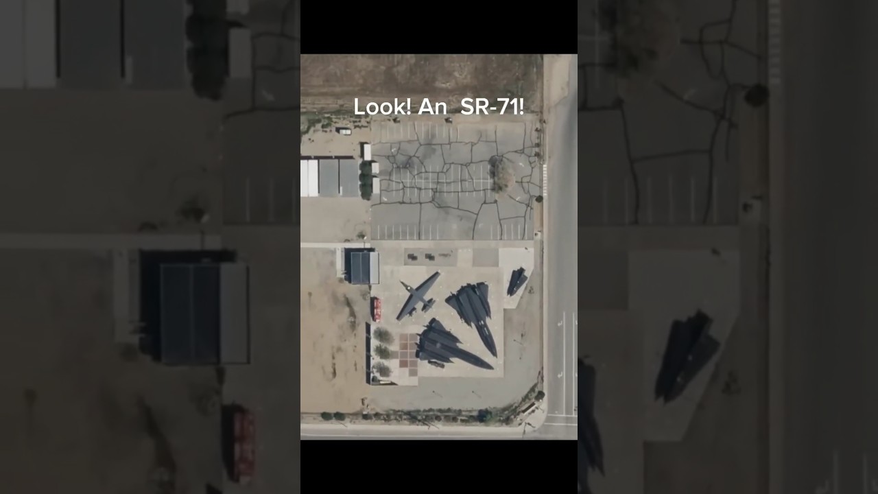 SR-71 & B-2 spirit bomber founded on Google map🗺️