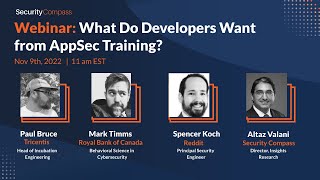 What Do Developers Want from AppSec Training