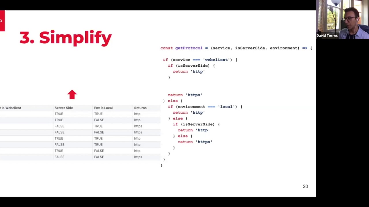 How to refactor some horrible code - David Torres | (April 2020) - YouTube
