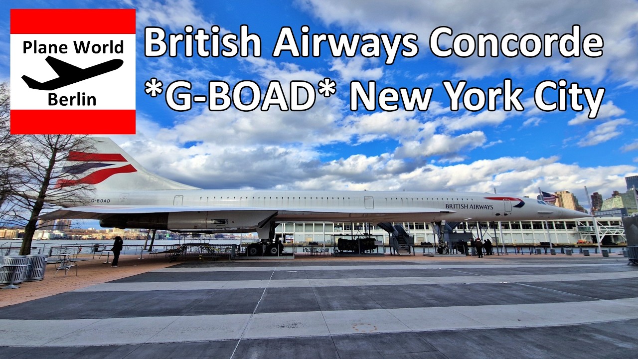 British Airways Concorde *G-BOAD* at Intrepid Sea-Air-Space Museum in New York City