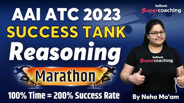 AAI ATC Reasoning Marathon 2023 | Reasoning Marathon | Reasoning for AAI ATC 2023 | By Neha Ma