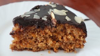 How To Bake A Soft And Fluffy Carrot Cake! With Chocolate Ganache!