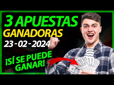 馃 馃挷APUESTAS DEPORTIVAS GANADORAS 23 DE FEBRERO | 3 PRONOSTICOS DEPORTIVOS HOY