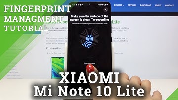 How to Add Fingerprint in XIAOMI Mi Note 10 Lite – Add Fingerprint Unlock