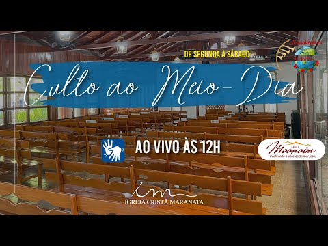 Interpretação em Libras do Culto ao Meio Dia - 16/06/2025