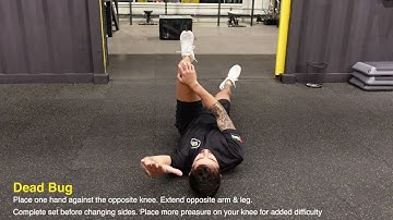 Dead Bug Exercise Core