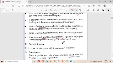 Mumbai University/ TYBcom/ HRM/ SEM VI/ Chapter: 1 /Topic:  HRM Ch 1 Part C