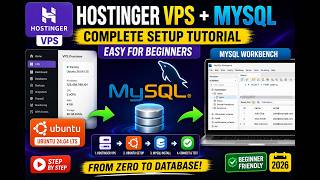 MySQL VPS Setup for Beginners | Hostinger VPS + Ubuntu + MySQL Workbench #MySQL #Ubuntu #VPS